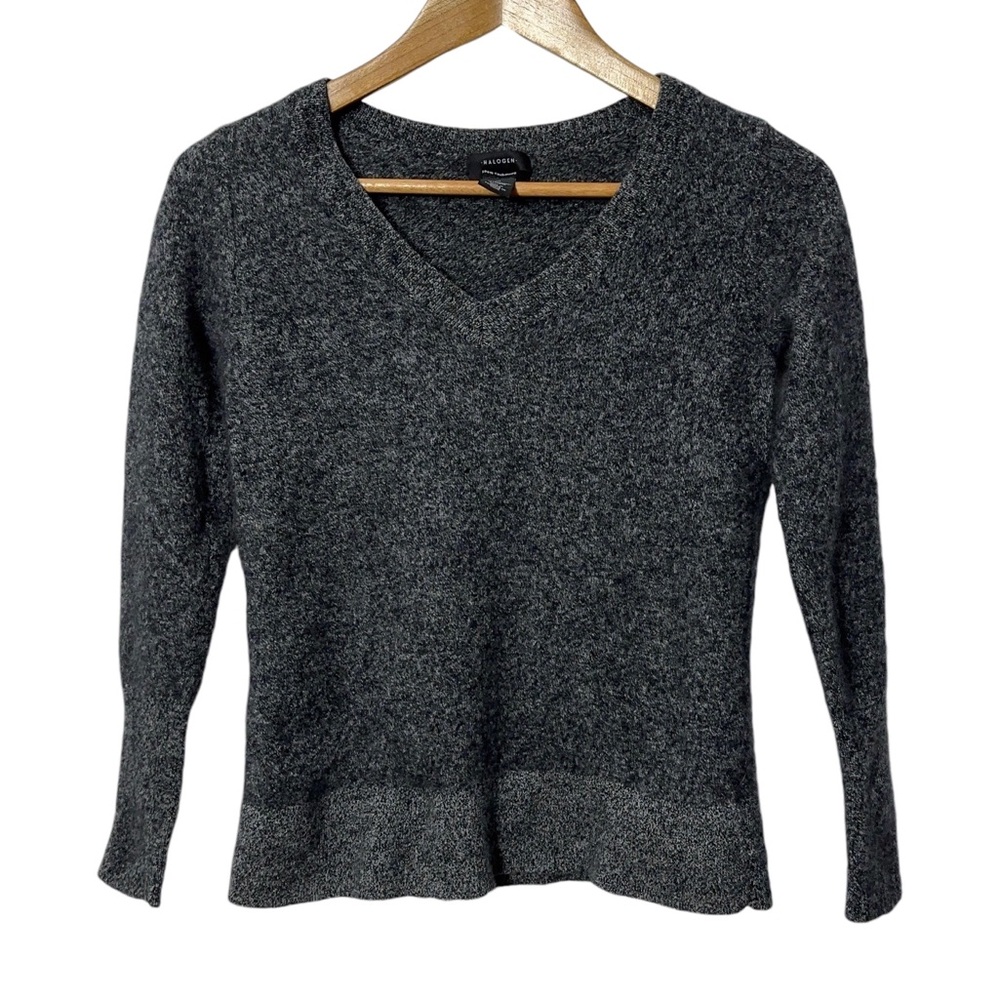 Halogen Cashmere Sweater Womens Size Med V Neck